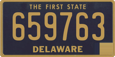 DE license plate 659763