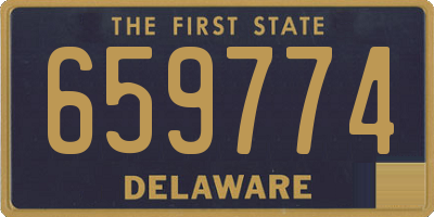 DE license plate 659774
