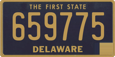 DE license plate 659775