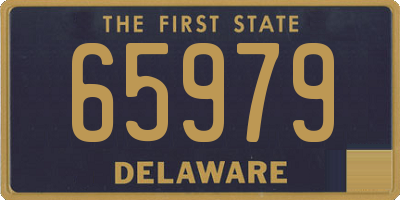 DE license plate 65979