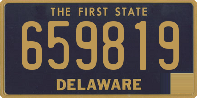 DE license plate 659819