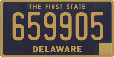 DE license plate 659905