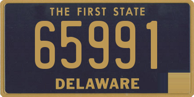 DE license plate 65991