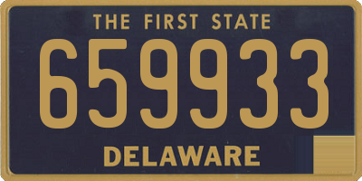 DE license plate 659933