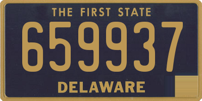 DE license plate 659937