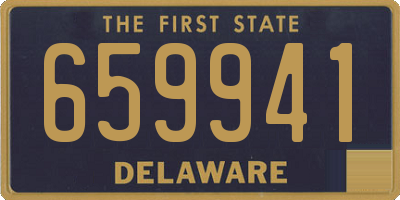 DE license plate 659941