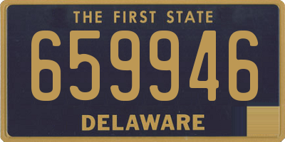 DE license plate 659946