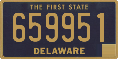 DE license plate 659951