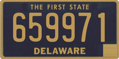DE license plate 659971