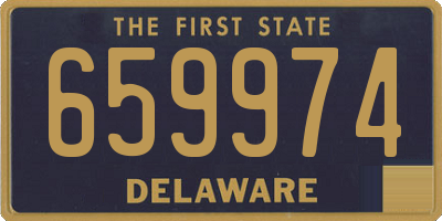 DE license plate 659974