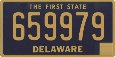 DE license plate 659979