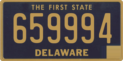 DE license plate 659994