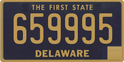 DE license plate 659995