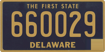 DE license plate 660029