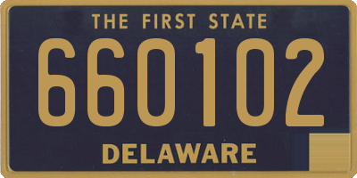 DE license plate 660102
