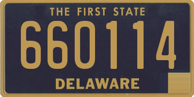 DE license plate 660114