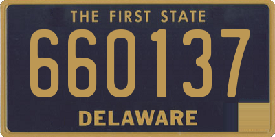 DE license plate 660137