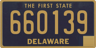 DE license plate 660139