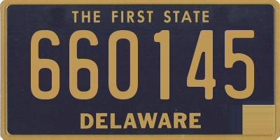 DE license plate 660145