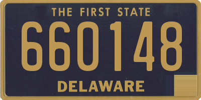DE license plate 660148