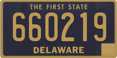 DE license plate 660219