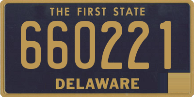 DE license plate 660221