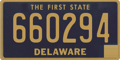 DE license plate 660294