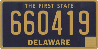 DE license plate 660419