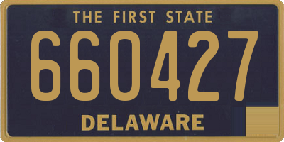 DE license plate 660427