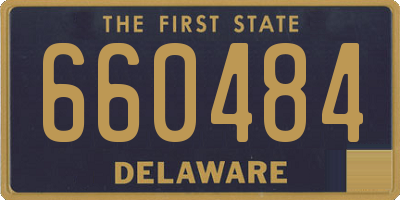 DE license plate 660484