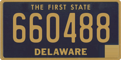 DE license plate 660488
