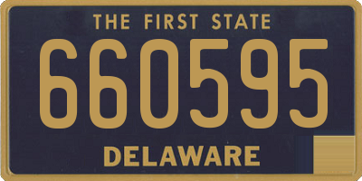 DE license plate 660595