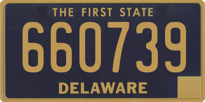 DE license plate 660739