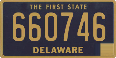 DE license plate 660746