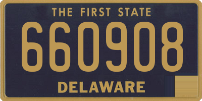 DE license plate 660908