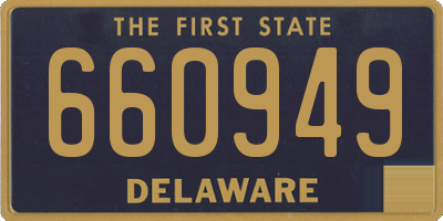 DE license plate 660949
