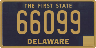 DE license plate 66099