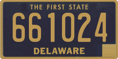 DE license plate 661024