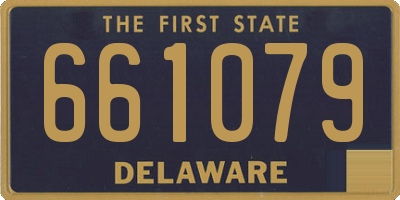 DE license plate 661079