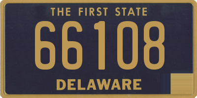 DE license plate 66108
