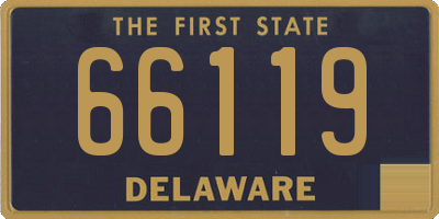 DE license plate 66119