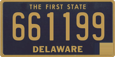 DE license plate 661199