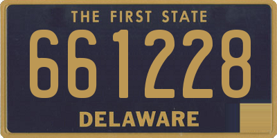 DE license plate 661228
