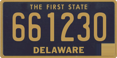 DE license plate 661230