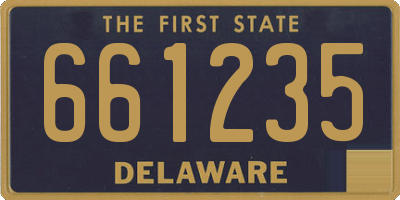 DE license plate 661235