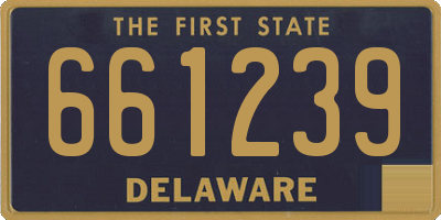 DE license plate 661239
