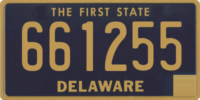 DE license plate 661255