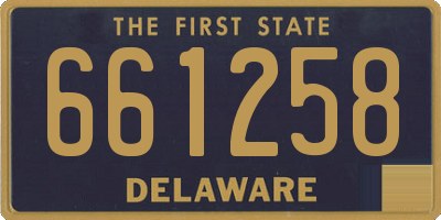 DE license plate 661258