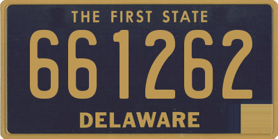 DE license plate 661262