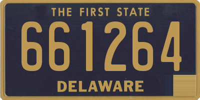DE license plate 661264